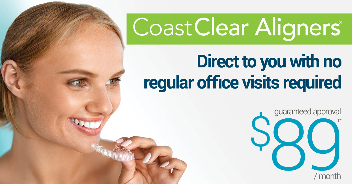 CoastClear Aligners<sup>®</sup> at Coast Dental Riverview