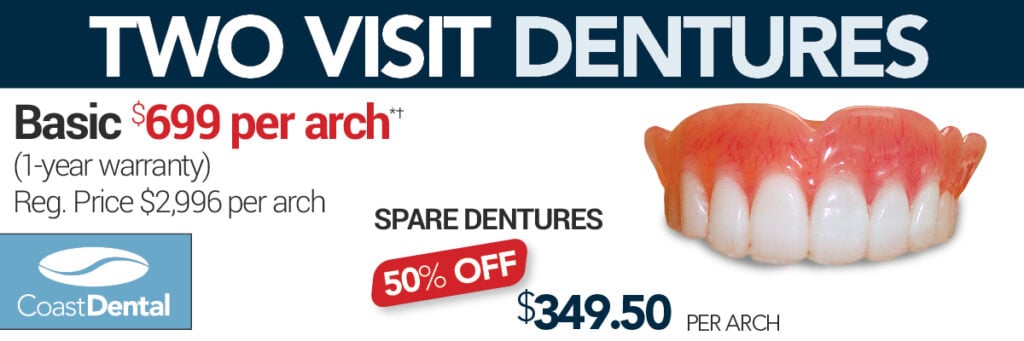 Coast Dental Website Desktop Headers DENTURES